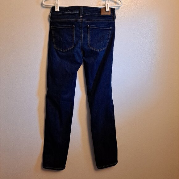 American Eagle Skinny Next Level Stretch Denim Jeans With Embroidered Pockets - Picture 2 of 9
